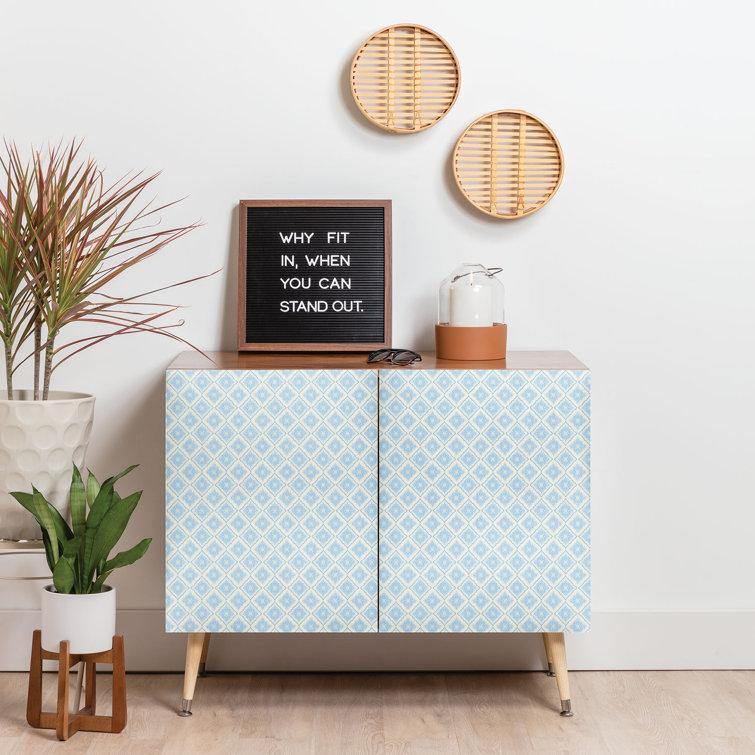 Light 2024 blue credenza